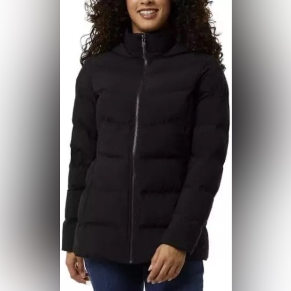 32 Degrees Heat Women's Hooded 4-Way Stretch Jacket Black. NEW with tags Sz XXL